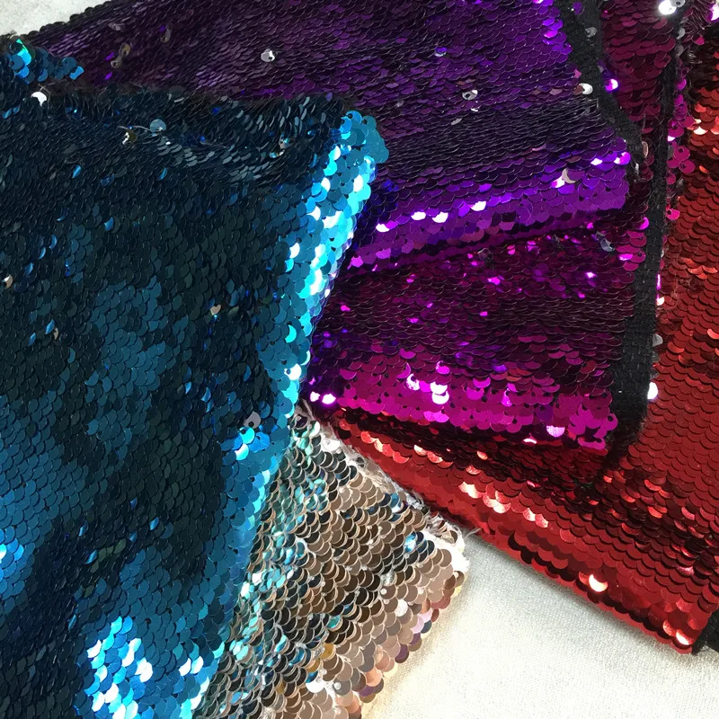 FFLACELL 1 метр аксессуары Русалка Реверсивный блестящий цвет сменный лист блесток