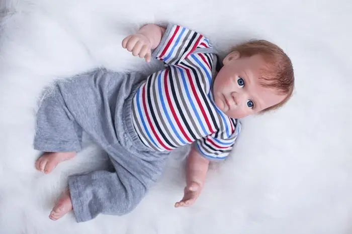 Reborn Baby Dolls 20 ''ручной работы реалистичные детские силиконовые виниловые куклы