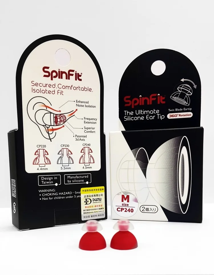 DUNU SpinFit CP100 CP800 CP220 CP230 CP240 наушники-вкладыши ушные вкладыши инновационная технология ушные вкладыши 1 пара(2 шт - Цвет: CP240 M