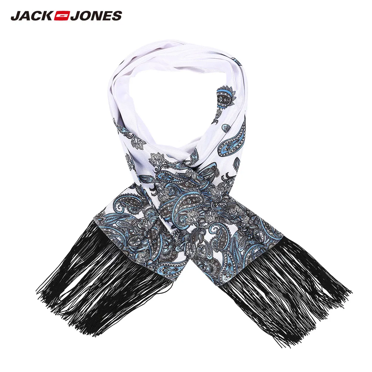 Jack Jones Новый комфорт Пейсли узор кисточкой дизайн узкий шарф | 218188504|Женские шарфы|
