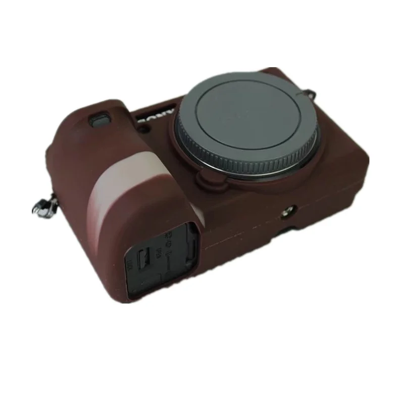 Мягкий силиконовый резиновый чехол для корпуса камеры Sony A6500 защитный черный