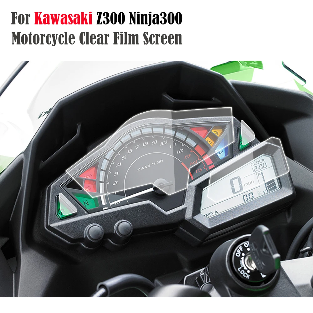 Для Kawasaki NINJA300 Z300 2013 2016 защита от царапин для мотоцикла защитная пленка стекла