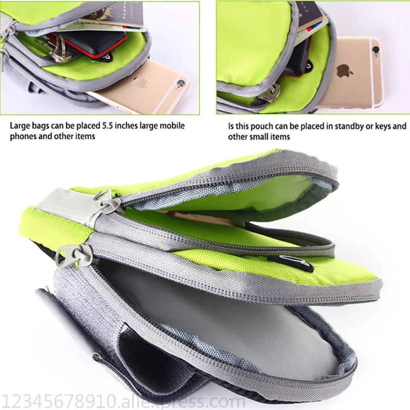 Спортивная повязка держатель для телефона ручной браслет сумка на руку