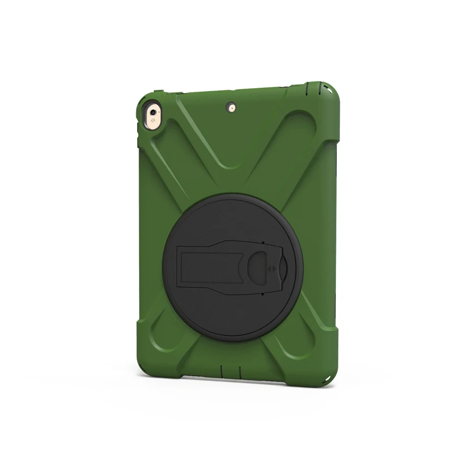 army green Бронированный детский безопасный Чехол для iPad Pro 10,5 ручной ударопрочный чехол с ручкой и подставкой для iPad Pro 10,5 чехол funda - Цвет: army green