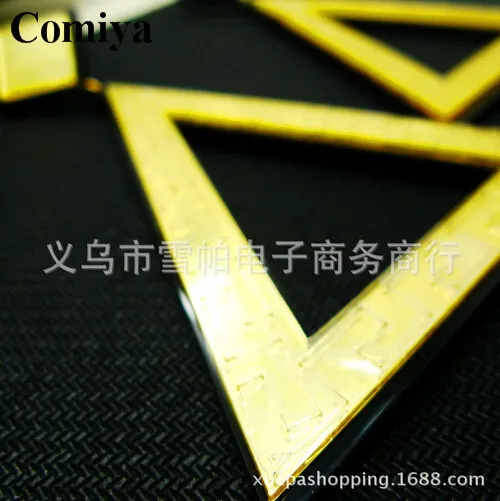 Новые золотые капли большие геометрические треугольники подвесные серьги панк стиль бижутерия серьги на.