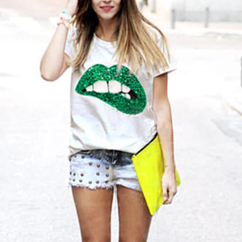 Горячая Распродажа 2018 новые модные повседневные женские футболки с принтом