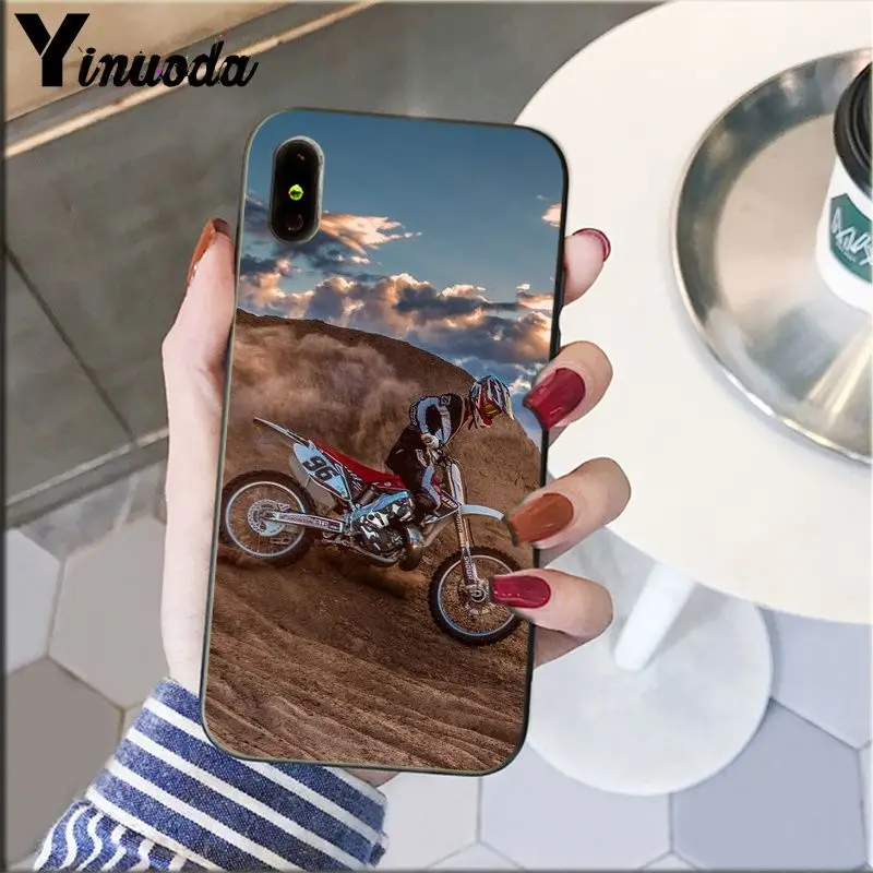 A4 Yinuoda moto Cross moto rcycle спортивный чехол для телефона Fundas чехол для iPhone X XS MAX 6 6S 7 7plus 8 8Plus 5 5S XR - Цвет: A4