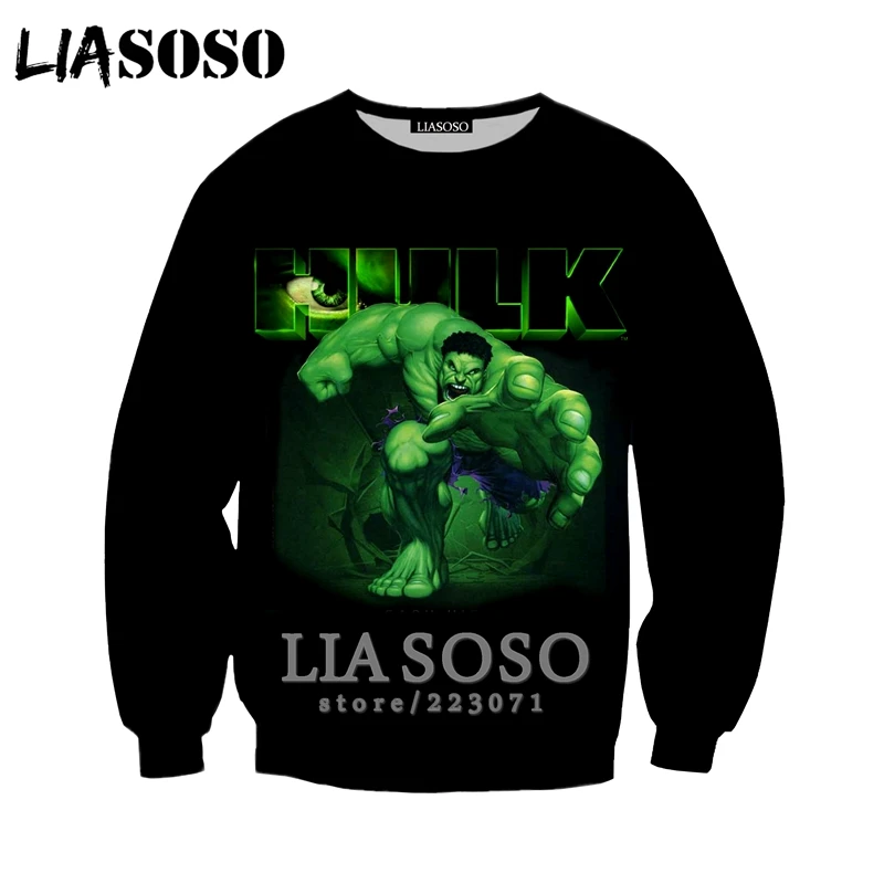 LIASOSO осенняя новинка модная Мужская и Женская толстовка с 3D принтом изображением