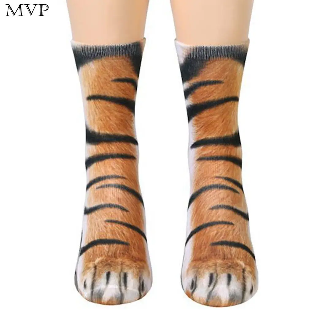 Модные Повседневные носки унисекс с 3D принтом животных носочки как на фото носок