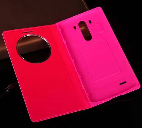 Кожаные чехлы с откидной крышкой и функцией автоматического просмотра сна для LG