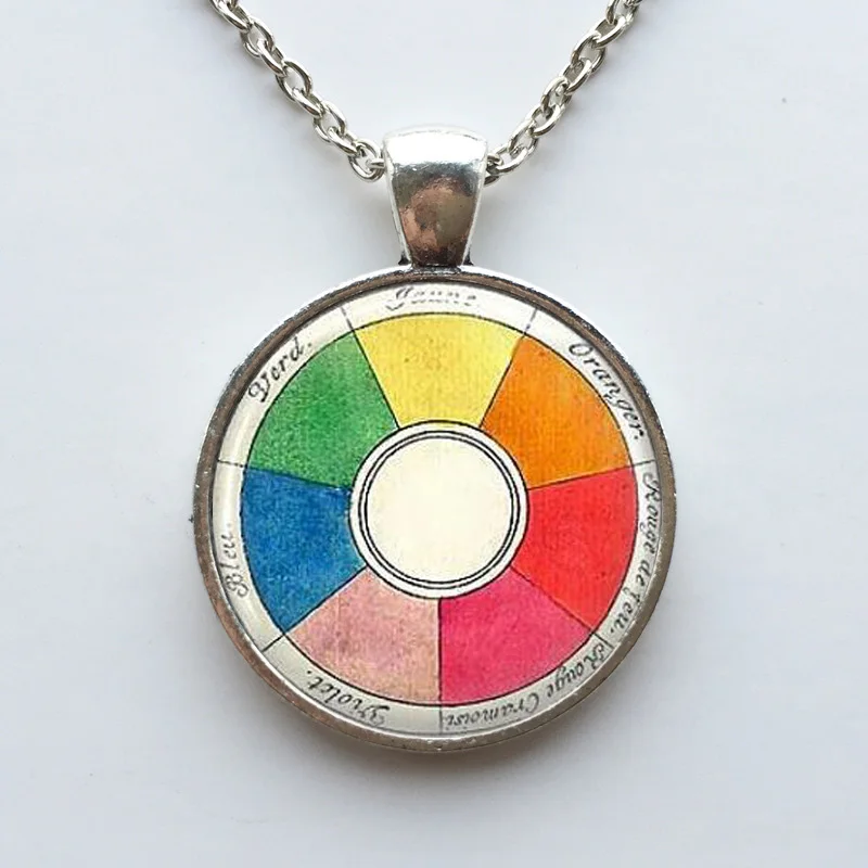 Винтажное цветное ожерелье с колесиками ювелирные изделия для художников