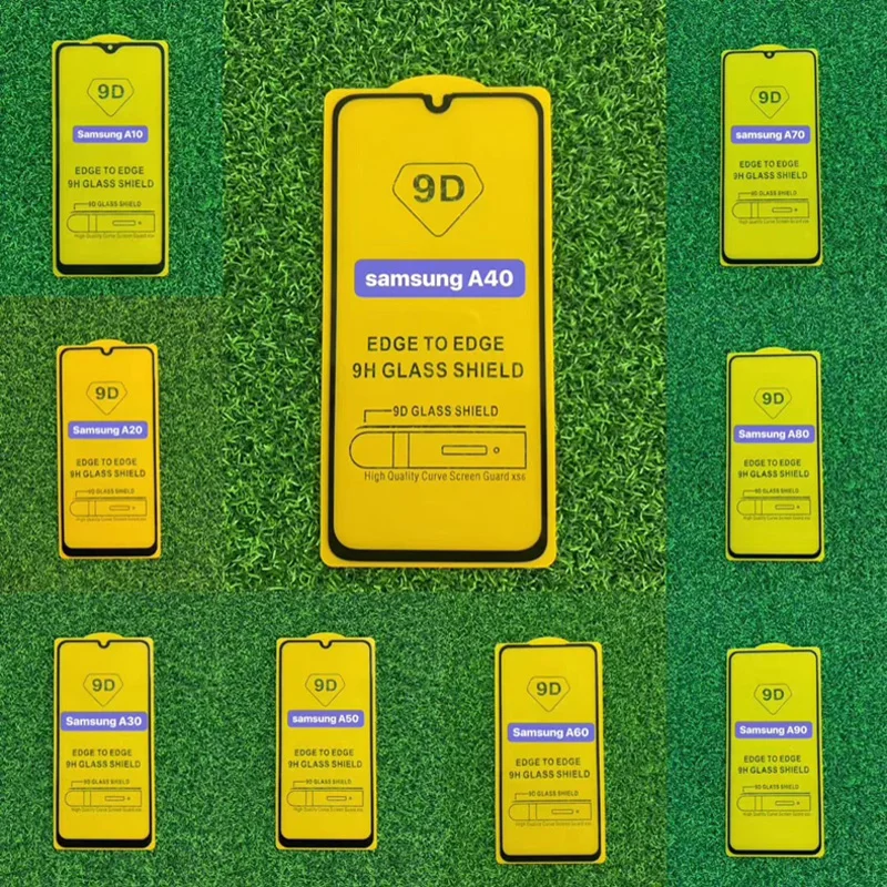 9D полное покрытие закаленное стекло для Samsung Galaxy A10 A20 A30 A40 A50 A60 A70 A80 A90 2019 M10 M20 M30 M40