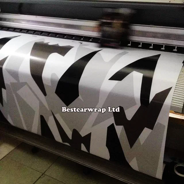 Белая/черная камуфляжная наклейка для стайлинга автомобиля с принтом бомбы