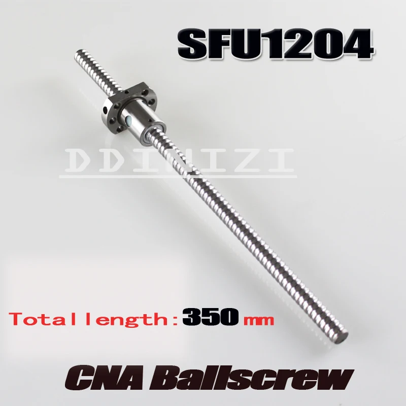 1 шт./лот шариковый винт SFU1204 350 мм + шт. шариковая гайка для ЧПУ и без концевой
