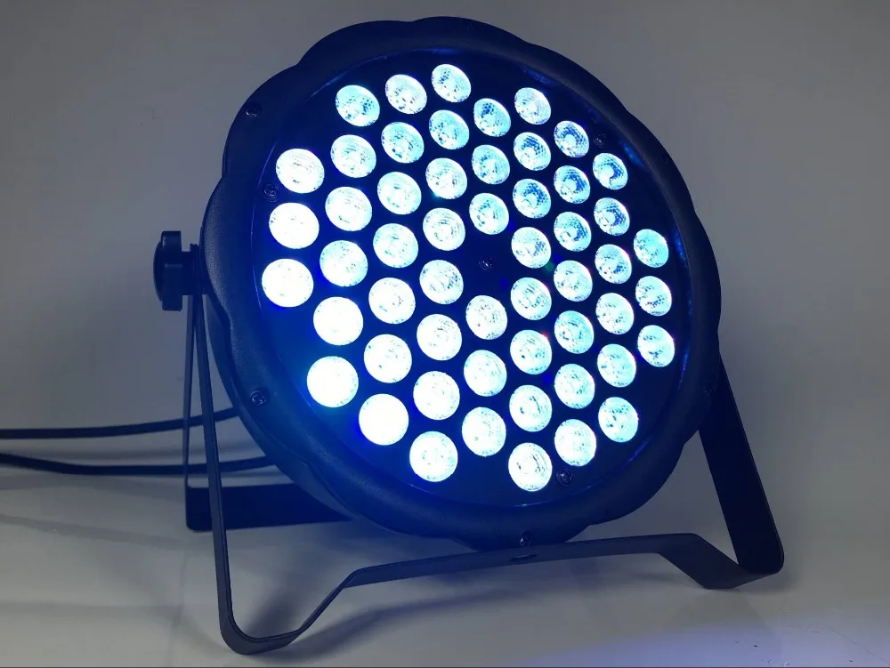 12 шт./RGB 3in1 54X3W светодиодный PAR Светильник + F светильник чехол DMX512 AC110-240V par диско s