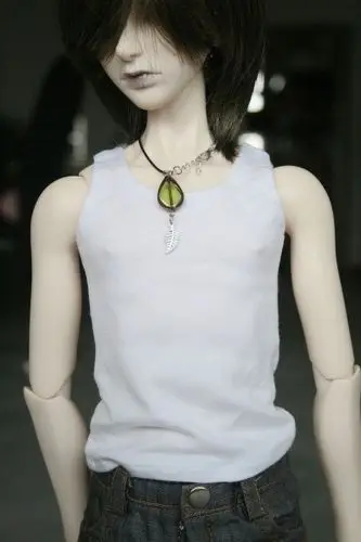 [wamami] 06 # Белый Черный Жилет/Футболка 1/4 MSD 1/3 1/6 SD DZ AOD BJD Dollfie