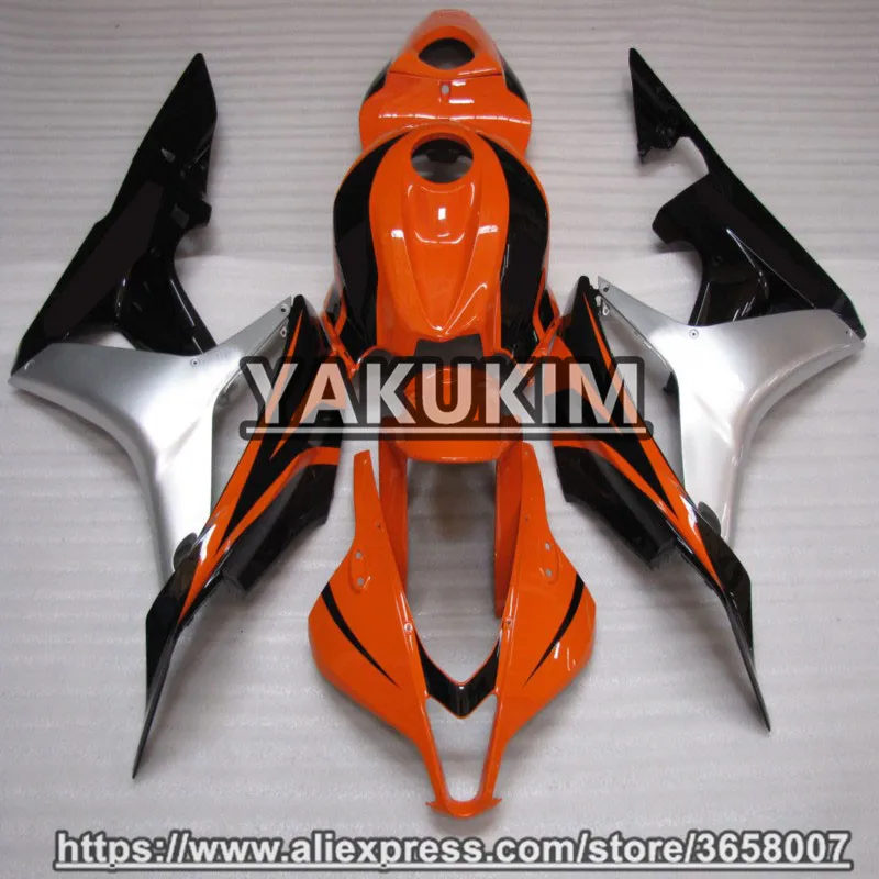 Yakukim из АБС пластика инъекции комплект обтекателей для Honda CBR600RR F5 07 08 год 2007 2008
