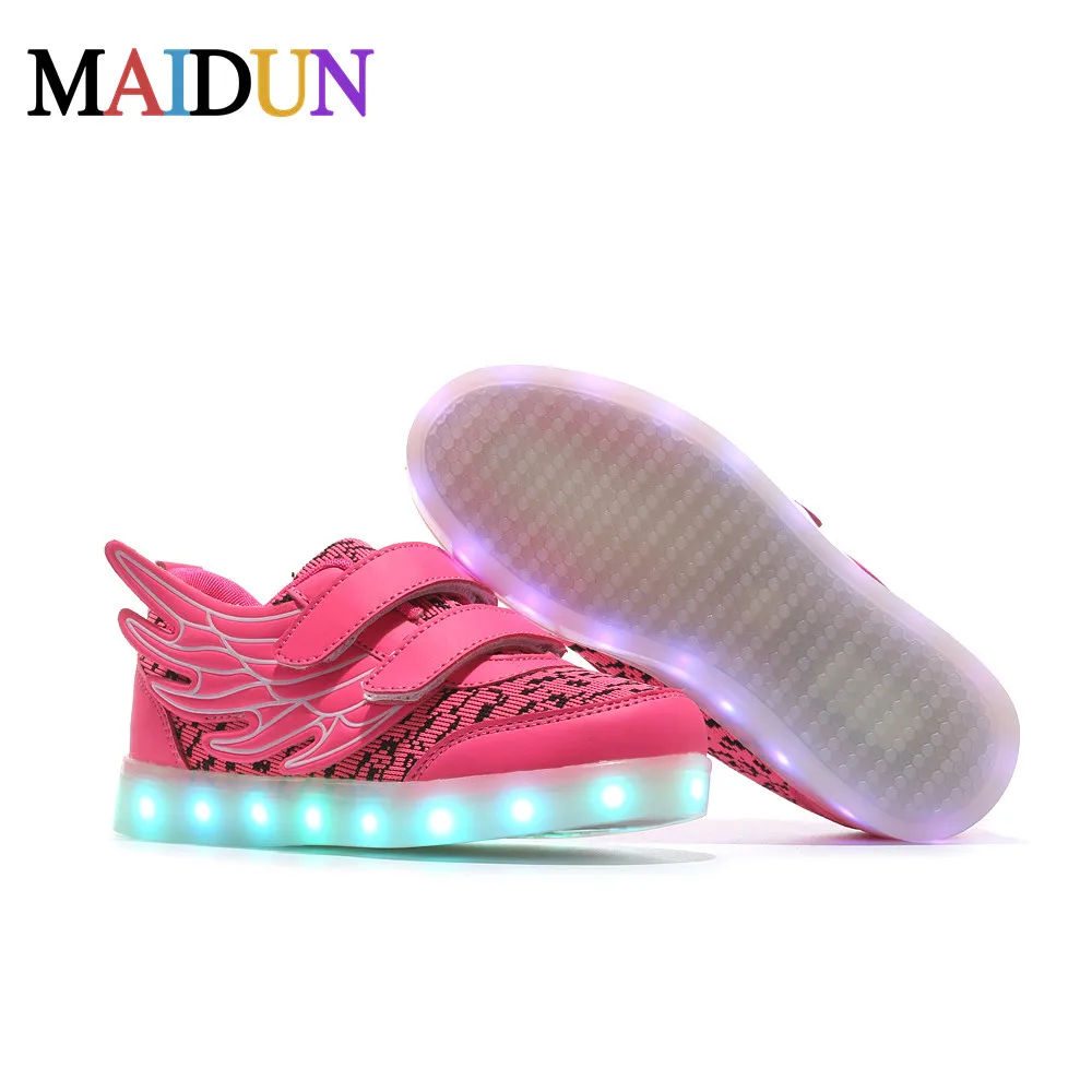 Любители Подарки Для Детей Обувь Свет Корзина Теннис Светодиодные дети