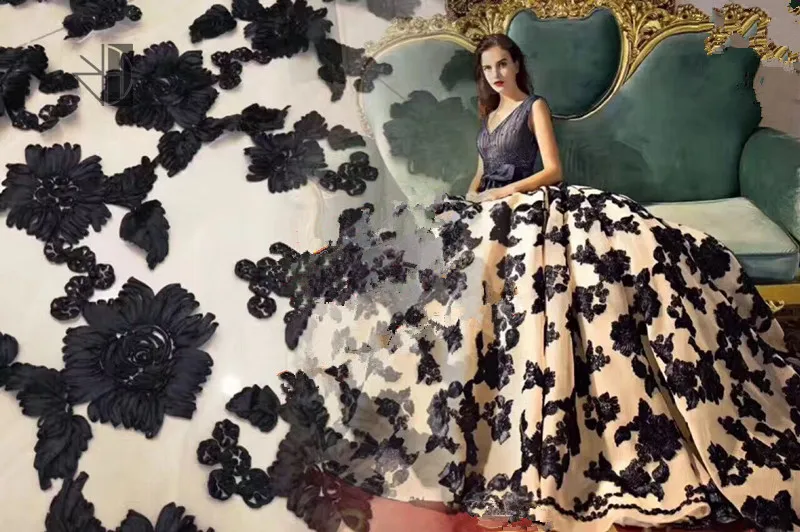 

Высшее качество, цветок розы, французская вышитая сетчатая кружевная ткань, стандартная нигерийская Свадебная кружевная ткань