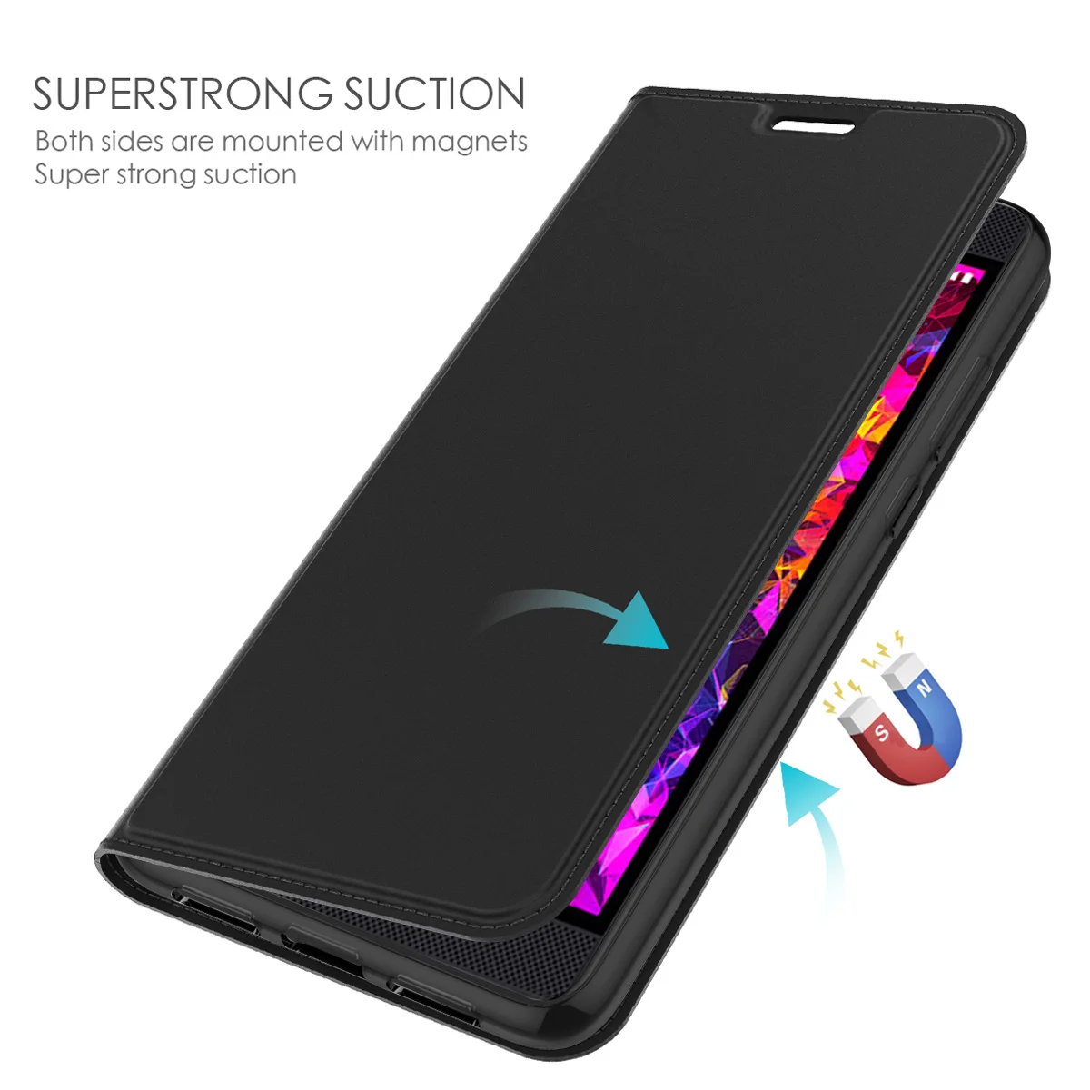 Чехол WIN для Razer Phone 2 Роскошный чехол из искусственной кожи с откидной подставкой