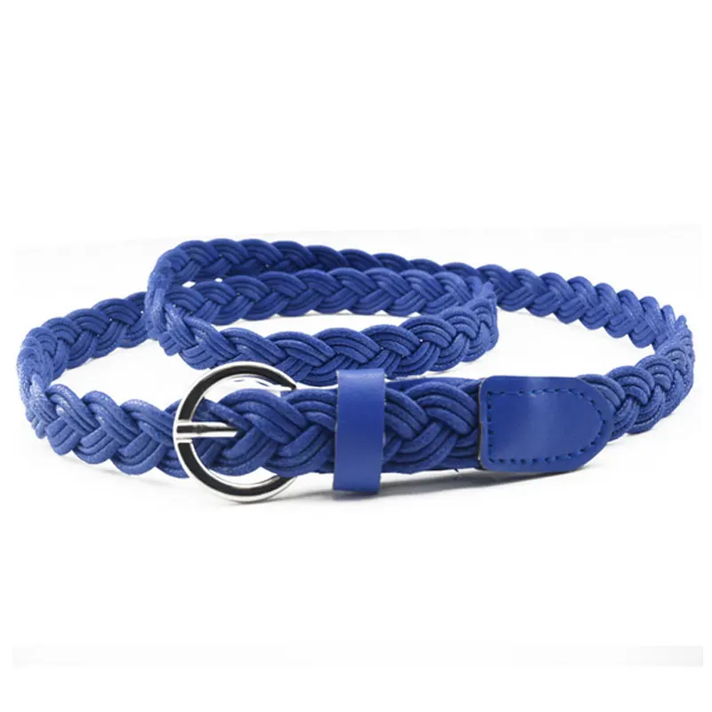 Ремень из искусственной кожи для женщин винтажный пояс пеньковой веревки