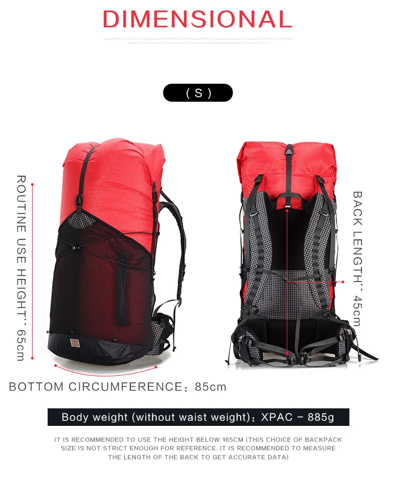 3F UL GEAR GuiJi 35L 55L рюкзак XPAC легкий прочный туристический походный уличный ультралегкий рюкзак
