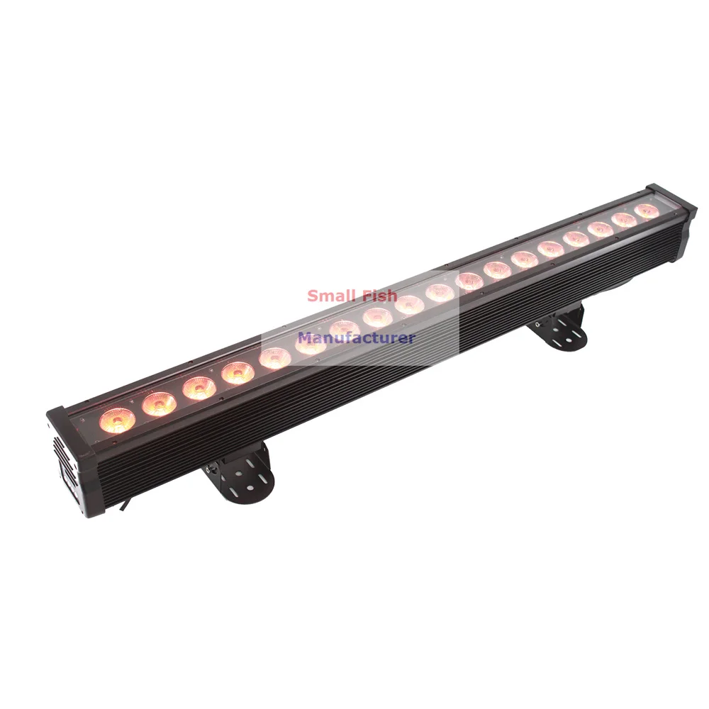 8 шт. в упаковке водонепроницаемые Настенные светильники 18X18W RGBWA UV 6IN1