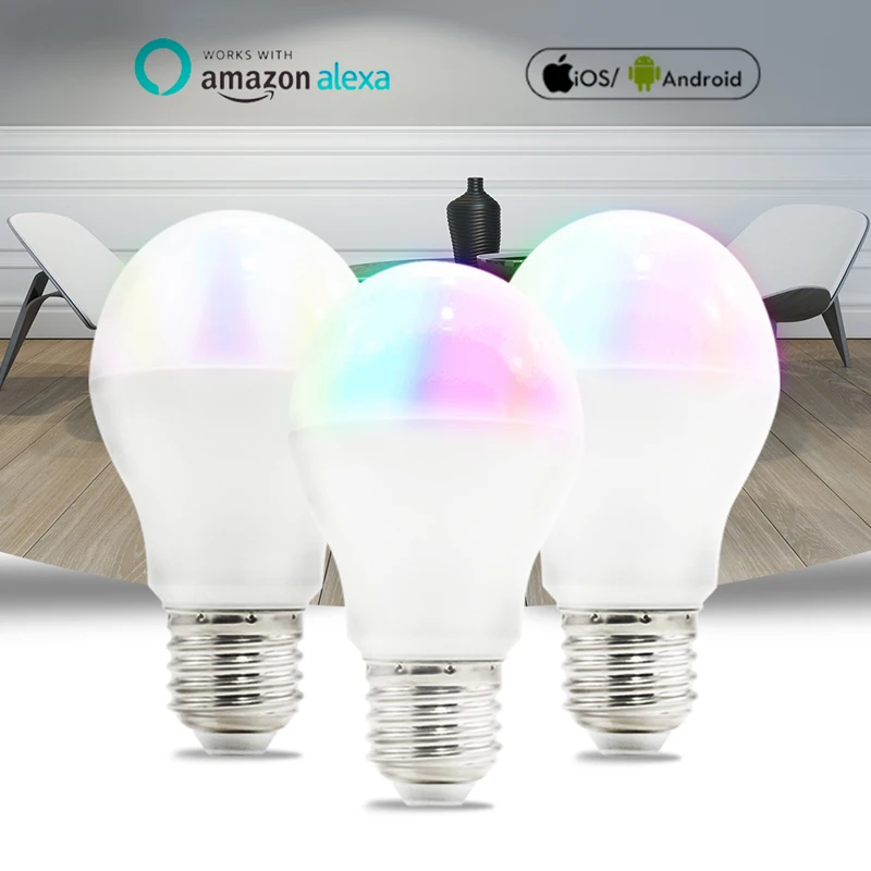 Светодиодная лампа WASEDA 6 Вт RGB + CCT Zigbee zll lingt link zigbee E26 E27 B22 AC96 265V WW/CW диммер умная