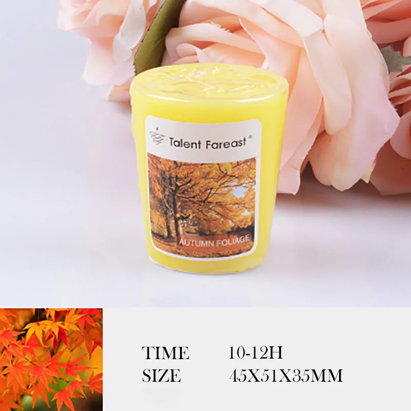 Домашние свечи Scentend, рождественские свечи на день рождения, Свадебные свечи, декорации, романтические свечи, подарки, свечи, воск 50X0034 - Цвет: Style7 5X10CM