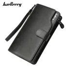 Baellerry, фирменный дизайн, большой объем, клатч, кошельки, мужской держатель для карт, 23 отделения, карман для телефона, мужские кошельки, Длинный кошелек, мужская сумочка