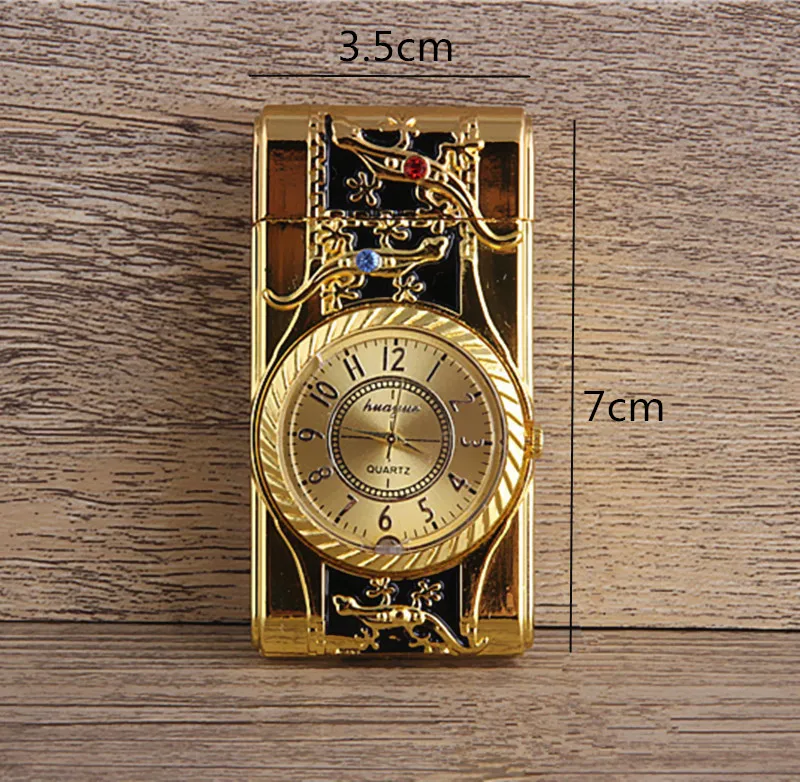 Творческий Многофункциональным Металлический Ветрозащитный Часы Сияющий