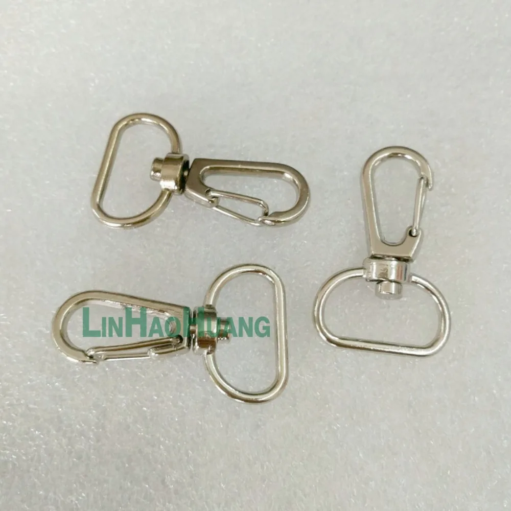 

50pcs/lot 21mm Silver nickle Alloy Swivel Clasps Snap Key Hooks DIY Key Chain Ring Free Shipping 2016030102