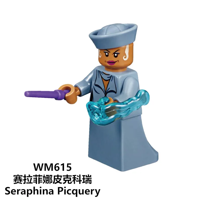 WM615 Серия Harri Potters проф. Строительные блоки Снейп ХОХ Хагрид Добби Moody Quirrell Filch Волдеморт игрушки для детей WM6059 - Цвет: WM615