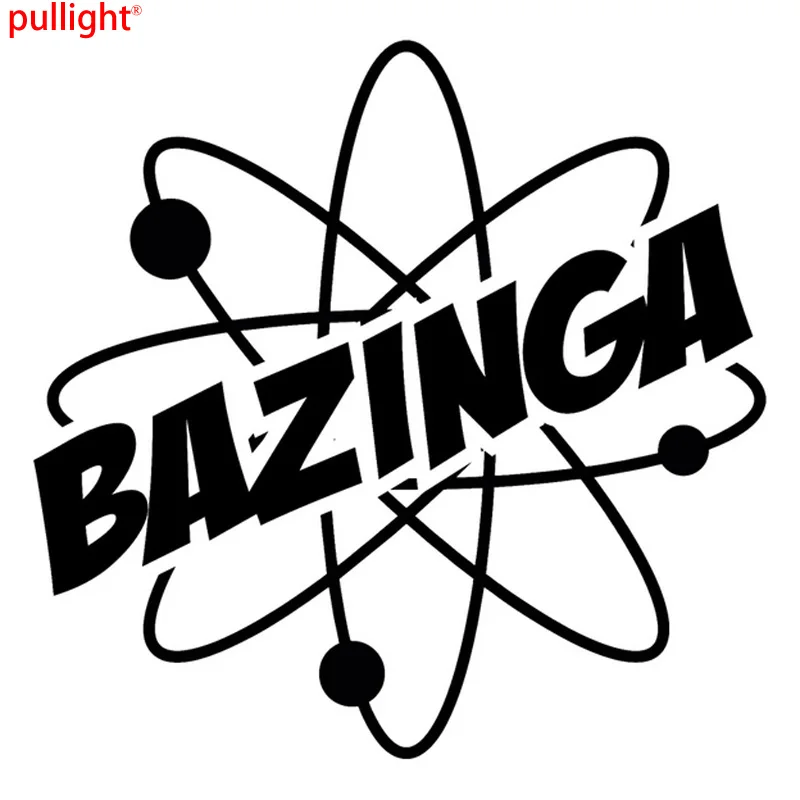16 2 см * креативные Виниловые стикеры Bazinga Science Atom модный Стайлинг автомобиля |