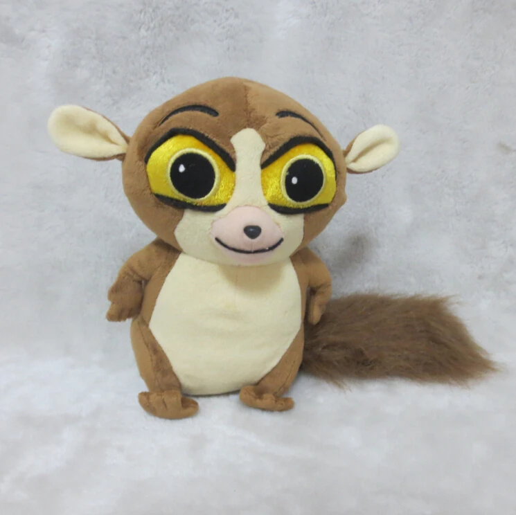 Мультфильм мадагаскар 2 Пингвины Морт Лемур 16 см сидя плюшевые куклы PP Хлопок |