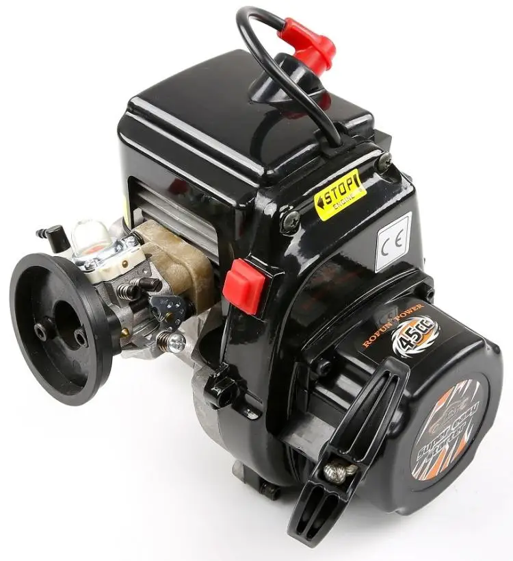 45CC 4 болта двигатель с Walbro 1107 Carb NGK Свеча зажигания для 1/5 Losi 5ive-t км X2 Rovan LT HPI Rofan Baja 5B 5T Rc части двигателя