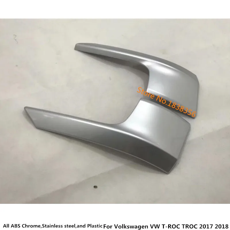Для Volkswagen VW T ROC TROC 2017 2018 2019 автомобильный хромированный ABS передний бампер Защита