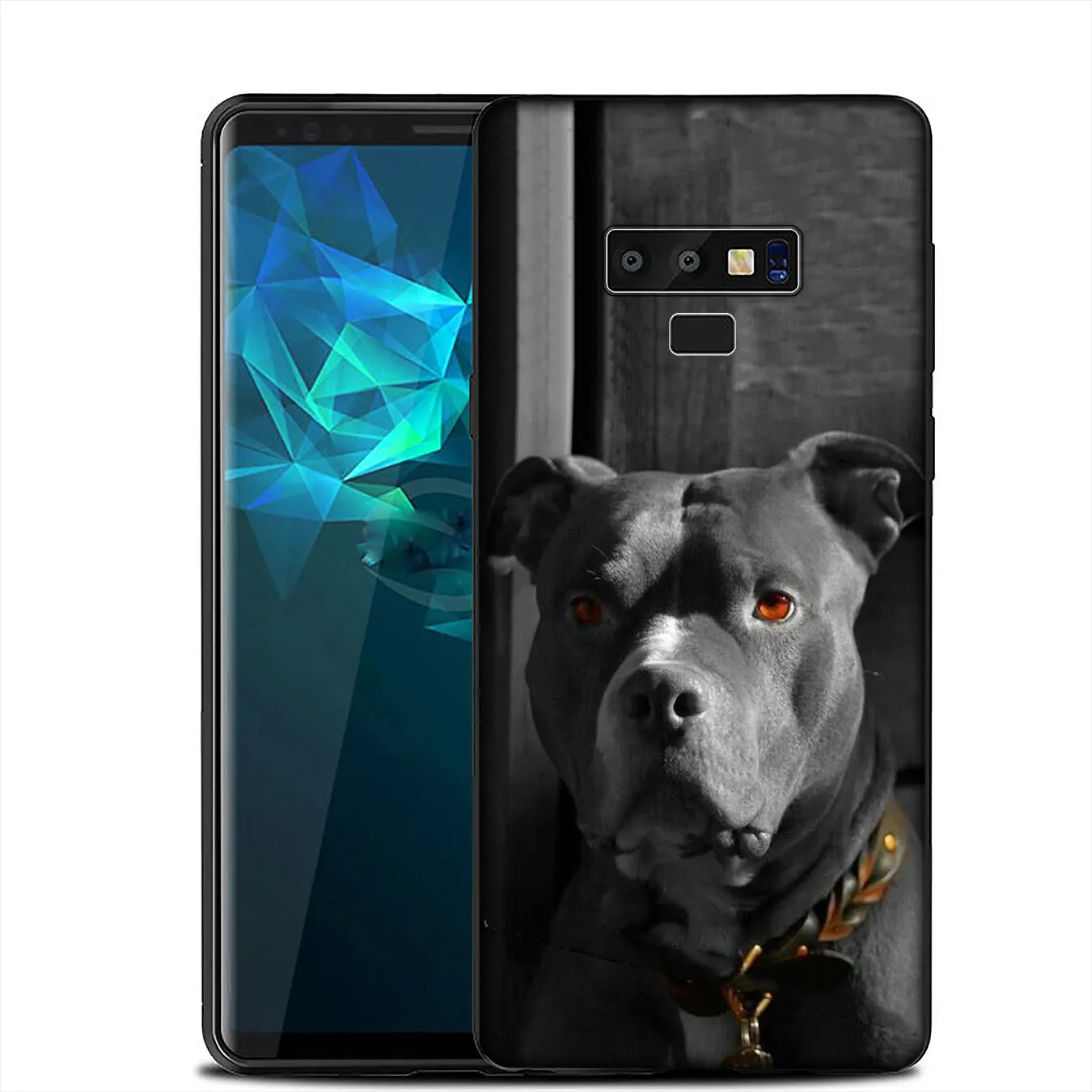 IYICAO питбулл прекрасный собачий питбуль черный мягкий чехол для Samsung Galaxy A6 Plus A9 A8 A7