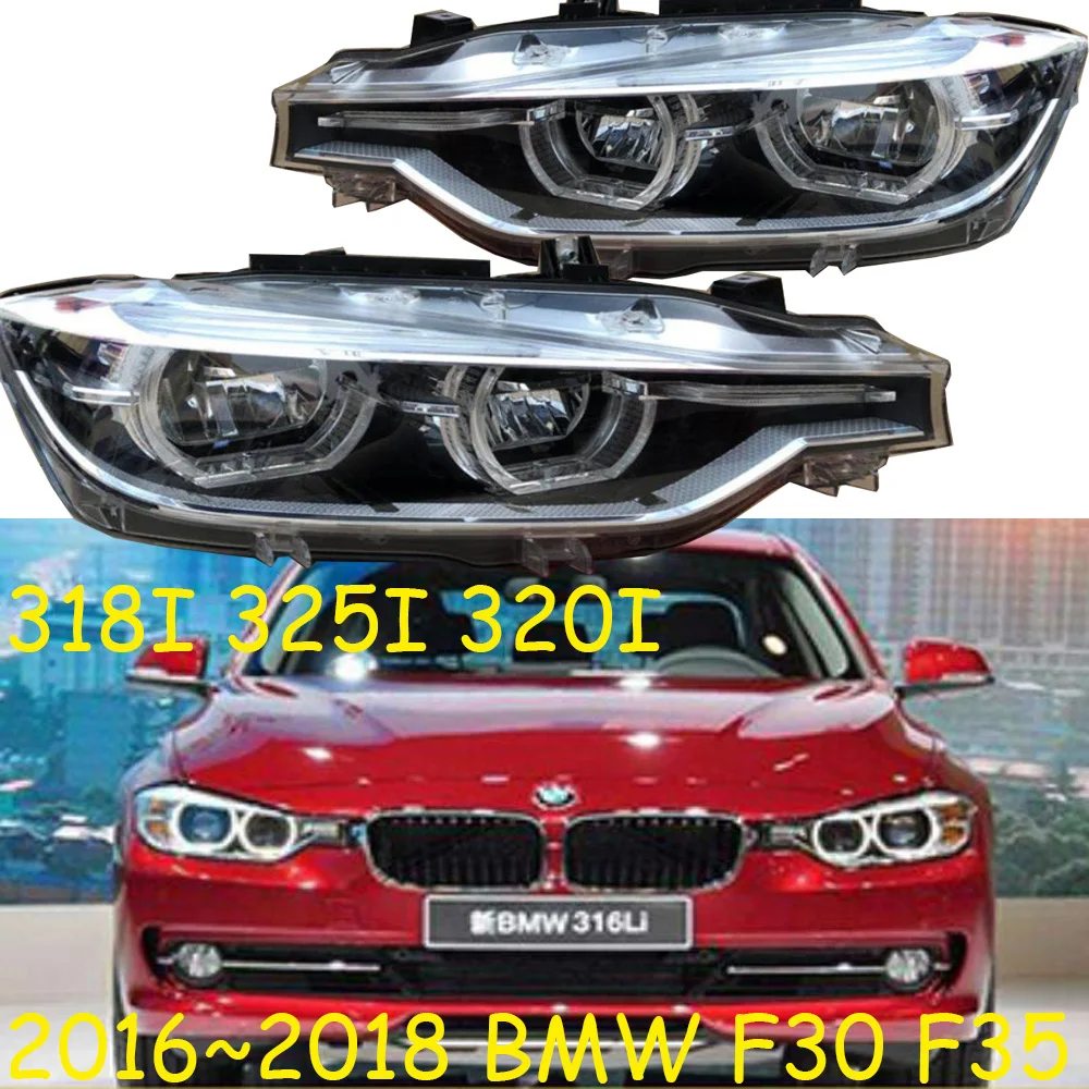 Видео Автомобильный бампер фары для BMW F30 F35 головсветильник онари дневные огни