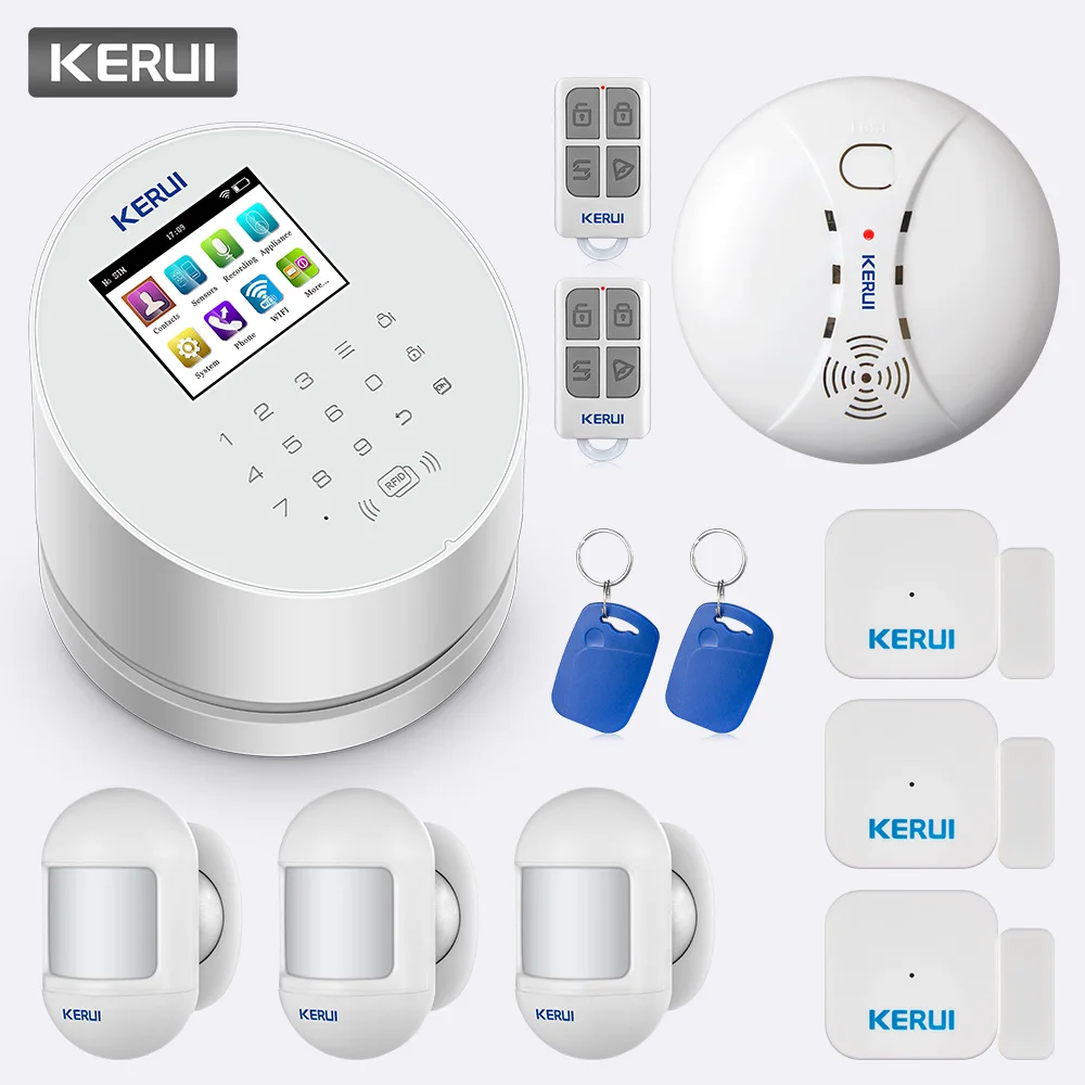 KERUI W2 защита от взлома беспроводной WiFi GSM PSTN домашняя система охранной