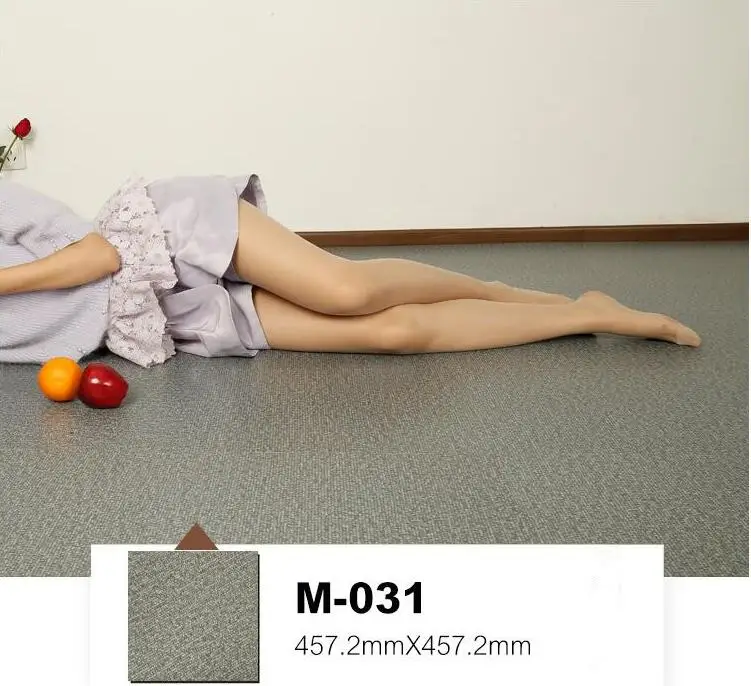 M-031 Wellyu 1,8 мм Толщина ПВХ самоклеющиеся напольные покрытия для дома пластиковые износостойкие Водонепроницаемые кожаные напольные пластиковые полы - Цвет: M-031