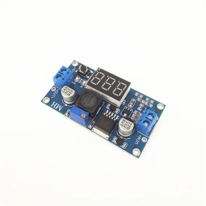 Регулируемый понижающий модуль LM2596 DC с дисплеем вольтметра|lm2596 dc-dc|module lm2596dc-dc lm2596