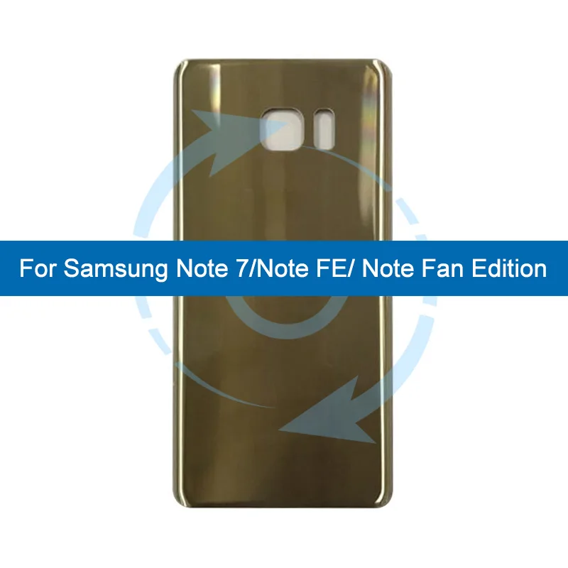 Задний корпус для Samsung Galaxy Note7 note FE 7 N930 N930F N935 стеклянная дверь Note Fan Edition крышка