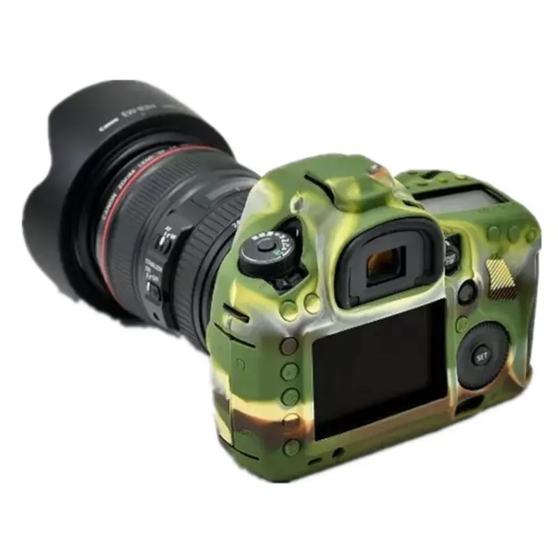 Мягкий силиконовый Камера сумка для Canon EOS 5D Mark III 5DS 5DR резиновая Камера случае Водонепроницаемый Крышка для SLR DSLR камера