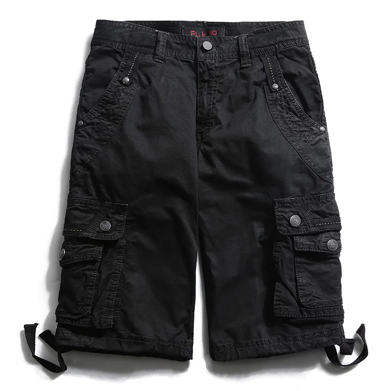 Летние повседневные шорты мужские Армейский Зеленый Синий Серый Черный Хаки