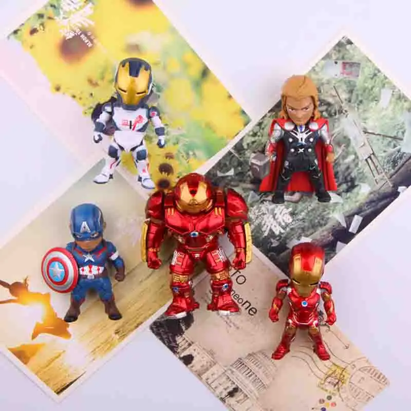 Новинка 5 шт. ПВХ powerfulThe Мстители серии аниме персонажи Marvel hero 3D магниты на