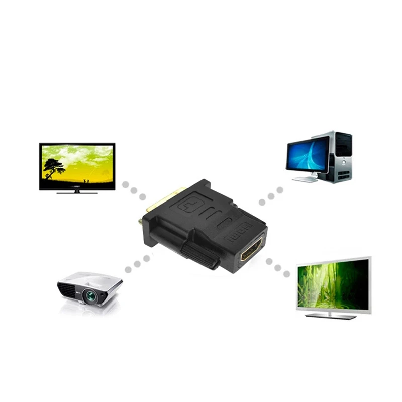Кабель адаптер Felkin DVI 24 + 1 HDMI позолоченный штекер 24k 1080P|Кабели HDMI| |