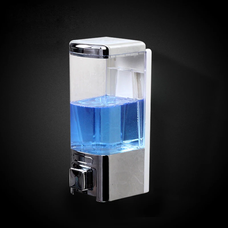 380ml Luxury Wall Mounted Hand Liquid Soap Dispensers with Liquid Window Shower Washroom Shampoo Dispenser for Kitchen Bathroom