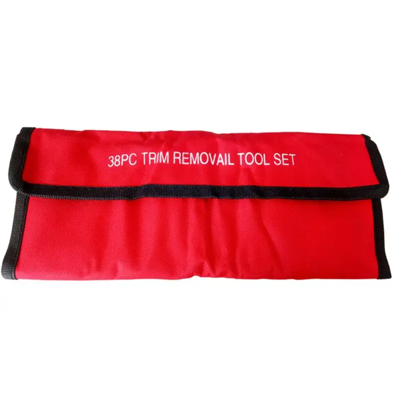 

38Pcs/Set Vehicle Car Stereo Radio Release Removal Tools Key Kit with Bag Kenwood Tool Fit for Benz Ford Audi #719