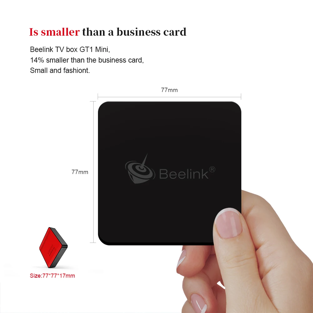 Beelink GT1 мини ТВ Box Android 8 1 4G RAM 64g EMMC Amlogic S905X2 четырехъядерный процессор ARM Cortex-A53 2. 4G/5 Г